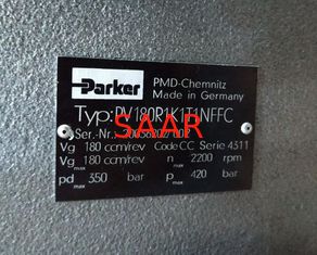 De Hydraulische Pompen van PV180R1K1T1NFFC Parker