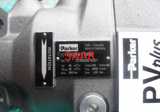 Parker PV Serie Hydraulische Pompen Axiale Zuigerpomp PV016, PV020, PV023, PV028