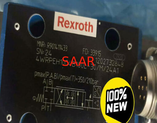 R901411433, 4WRPEH10C4B100L-3X/M/24A1 Rexroth 4WRPEH-3X Series Proportional Valve