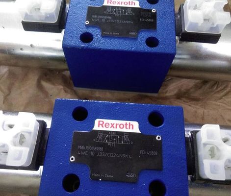 Rexroth R900589988 4WE10J3X/CG24N9K4 4WE10J33/CG24N9K4   De richtingspoelkleppen, leiden Gewerkt, met Solenoïde Actua
