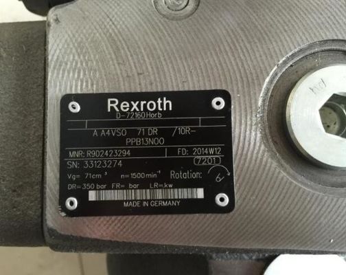 Veranderlijke Pomp van de Rexrothr902423294 A4VSO71DR/10R-PPB13N00 AA4VSO71DR/10R-PPB13N00 de Aszuiger