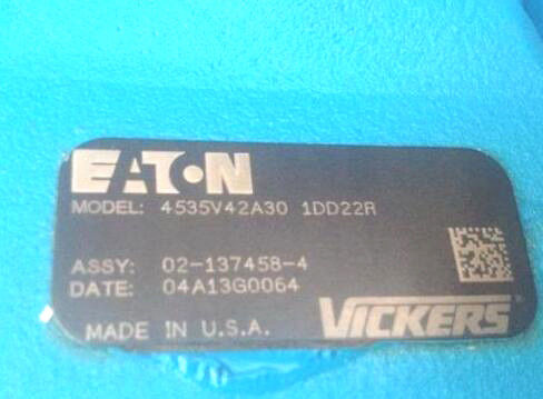 02-137458-4 typt 4535V42A30-1DD22R Eaton Vickers 4535V Dubbele Vane Pump