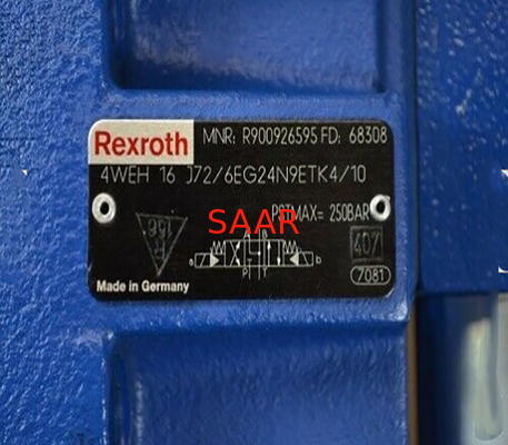 R900926595 4 WEH 16 J B.V. 24N9ETK4/10 72/6 4 WEH 16 J 7 B.V. Richting de Spoelklep X/6 van 24N9ETK4/10 Rexroth