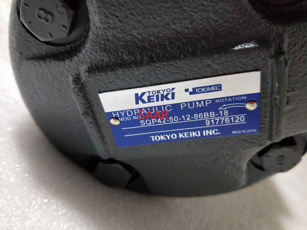 SQP21-12-10-86AB-18 Tokyo Keiki Industriële Hydraulische Pomp Dubbele Vaste Verplaatsing Vane Pomp Geluidsarm