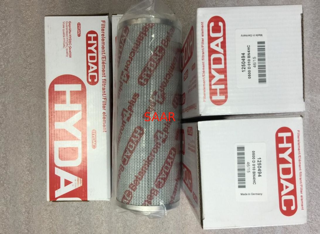 1323839, 0300D010ON/-V Hydac Filterelement voor Drukfilters 0330D 0500D 0650D 0660D Serie
