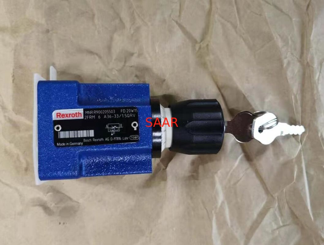 Klep van de R9002055032frm6a36-33/1,5qrv 2FRM6A36-3X/1,5QRV Rexroth de tweerichtingsdatatransportbesturing