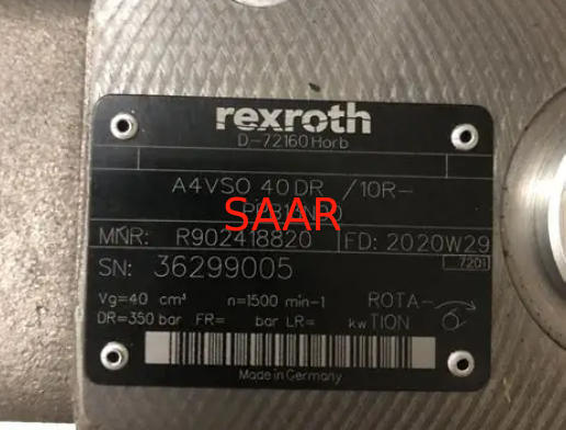 R902418820 A4VSO40DR/10R-PPB13N00 Rexroth A4VSO40 serie zuigerpomp